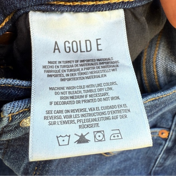 AGOLDE cutoff Jeans Short Size 27 High Rise - Picture 4 of 7